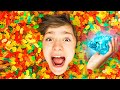 Find The DIAMOND In GUMMY BEAR Pool You KEEP IT - $10,000 Challenge!