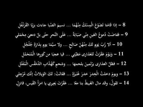 شرح معلقة امرئ القيس للشيخ محمد الحسن الددو الشنقيطي 02