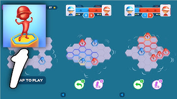 Hexa Wars Gameplay Walkthrough #1 (Android, IOS)
