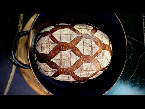 How to score sourdough: Easter Stencil 