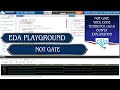 VHDL: NOT Gate Design, Testbench &amp; EP Wave (Output) Explained