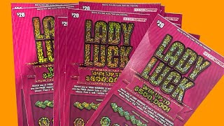 🔴LIVE🔴Hoosier Lottery Book Of $20 Lady Luck And Playing Live On Scratchful.com! Scratch With Me!
