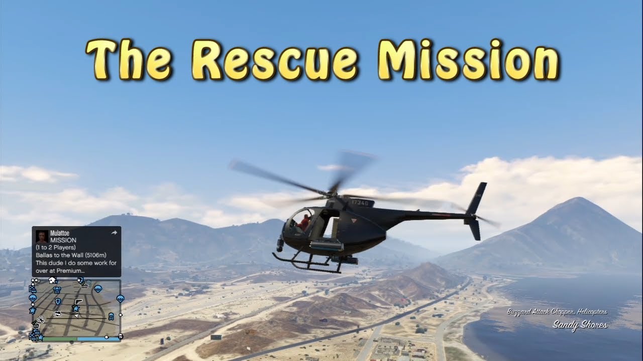 Gta 5 Online Hd The Rescue Mission Youtube