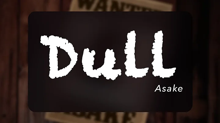Asake - Dull (Official Lyrics)
