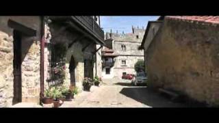 A visit of the old Spanish village Santillana (Cantabria, Spain)