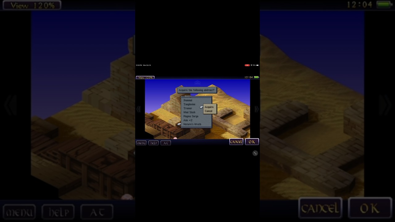 Final Fantasy Tactics Balthier's Reequip/Geomancy Crystallized Motherlode, Mime 🚯Steal Barich's Gun