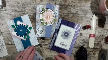 How to make simple Z fold cards using Stampin