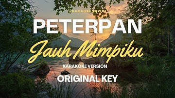 🎤 Karaoke Peterpan – Jauh Mimpiku (Nada Original) | Lirik di Layar