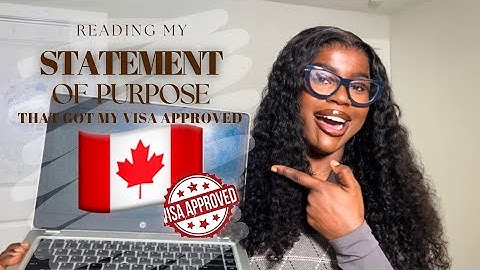 How to write a Statement of Purpose for Canada study visa 🇨🇦 + Tips