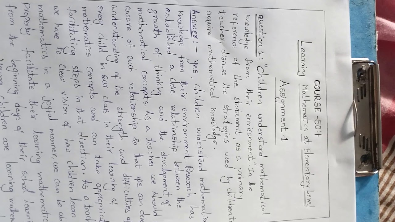 Nios deled course 504 assignment question 1 answer