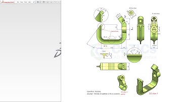 SolidWorks Practice/Exercise For Beginners - Basic Tutorial - Part Features (05 - H04 - A)