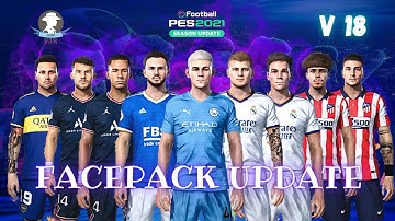 PES 2021 | UPDATE FACE V18 | SIDER VERSION & CPK VERSION