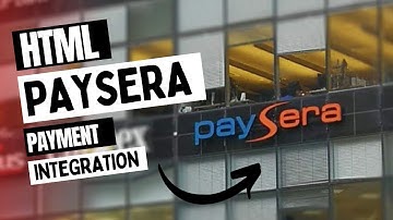 Paysera html payment integration