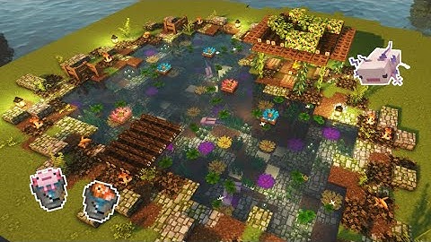 Minecraft: Aesthetic Fairy Pond Tutorial / Mizuno