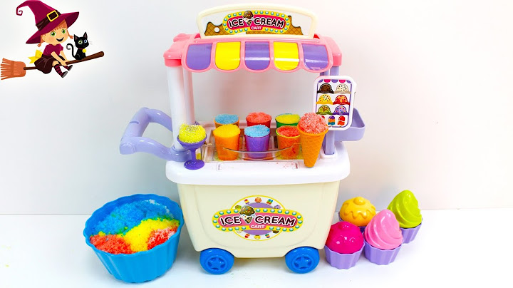 Heladería de Juguetes 🍦 Hacemos Helado de Nieve Mágica