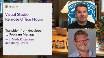 Visual Studio Remote Office Hours - Transition from developer to Program Manager