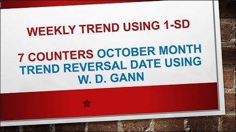 7 stocks October trend change dates  using w.d. gann method