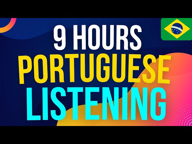 9 Hours of Portuguese Listening Practice | Brazilian Portuguese Daily Conversation for Beginners class=