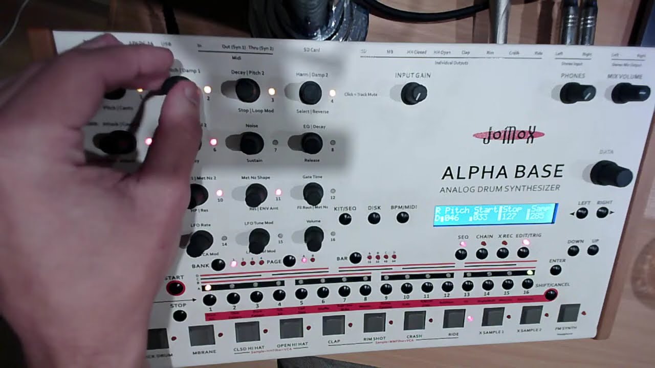 Jomox Alpha Base - hypnotic techno session