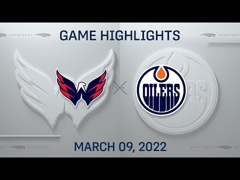 NHL Highlights | Capitals vs. Oilers - Mar. 9, 2022