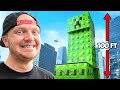 I Survived Worlds Biggest Minecraft Creeper!