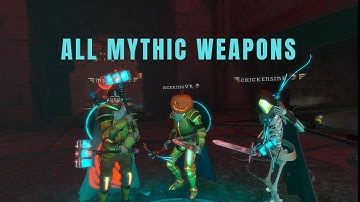 all 9 mythic weapons discussion dungeons of eternity