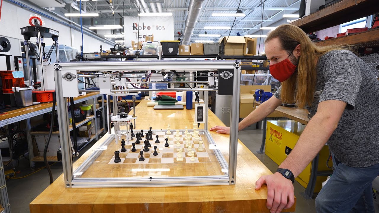 Arduino on X: PHANTOM is an automated chessboard that brings online chess  to the real world:   / X