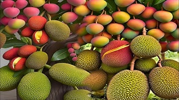 Cara mudah baru menanam dan memperbanyak pohon buah hibrida nangka dan mangga #kebun #buah