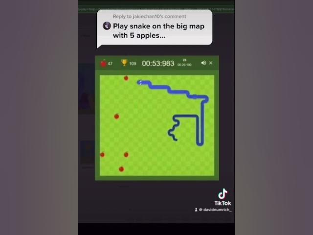 how to beat the snake game on google｜TikTok Search