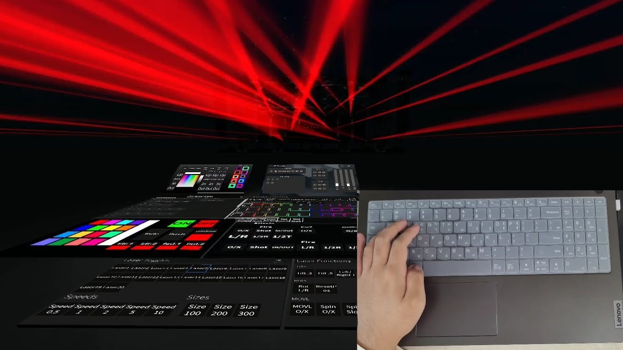 Small Stage 2 Light Show Roblox LC POV + Cam - YouTube
