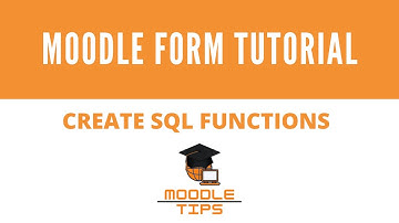 Moodle form tutorial - Implement deleting and updating functions #3