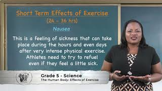 Science - grade 5: the human body effects of exercise