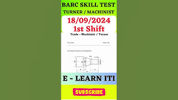 BARC Skill Test Question Paper | #barcskilltest | #barc_skill_test_2024 | #shortsvideo
