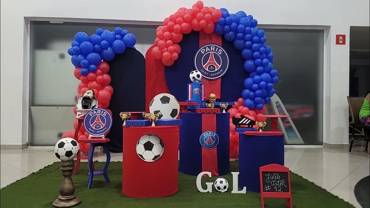 Decoração Aniversário PSG - Paris Saint-Germain