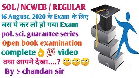 Political science guarantee series B.A prog. / hon. 3rd year | most important question | SOL , NCWEB