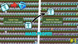 PROFIT PERTAMA!!! | GROWTOPIA DL TO BGL #1
