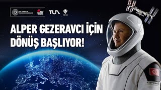 Türkiyenin İlk Astronotu Alper Gezeravcı Dünyaya Dönüyor Issten Kapsüle Geçiş Yayını