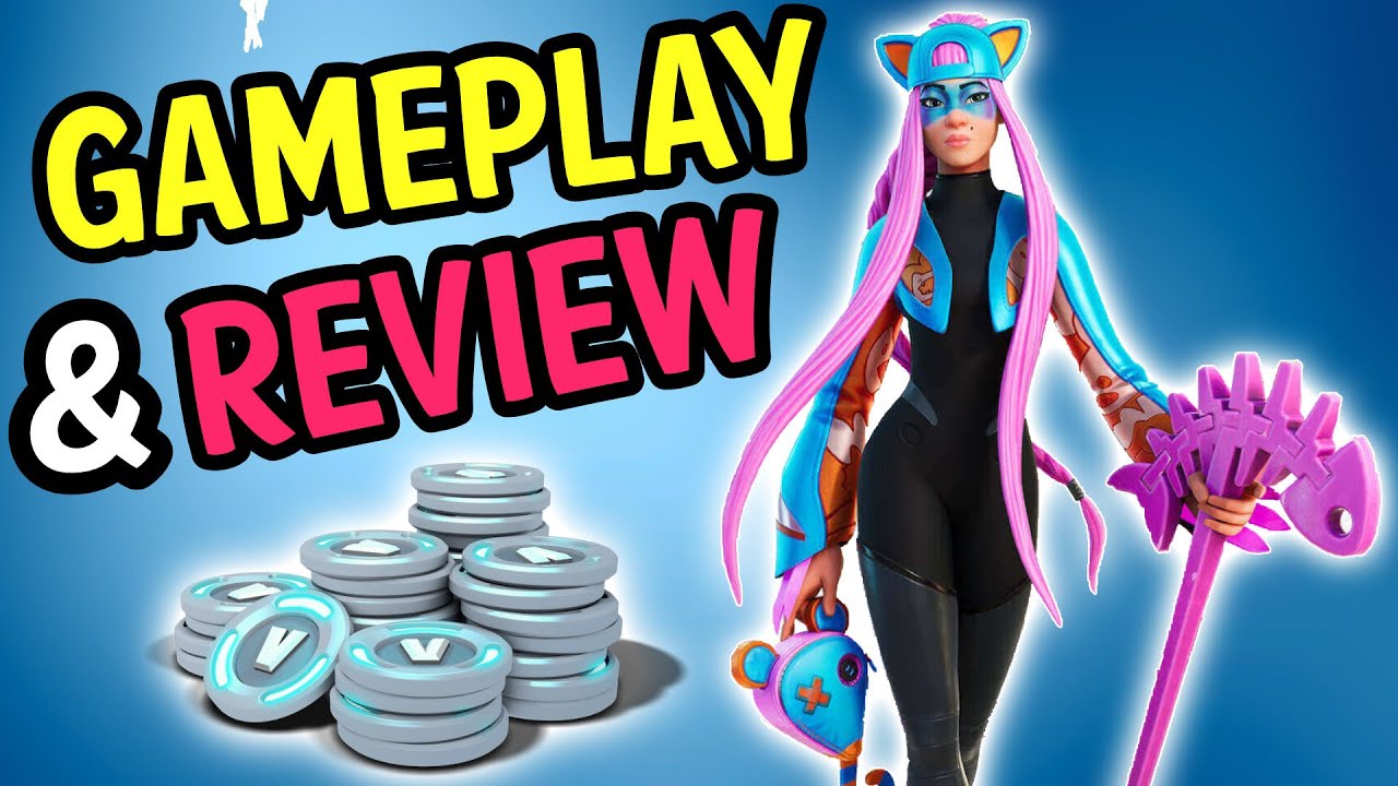 Fortnite Alli Crewpack skin #4 Gameplay and Review! (April Crew Pack)
