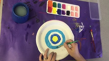 Circle Loom Weaving: Part 1 - Plate Painting