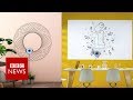 The robot that draws on walls - BBC News