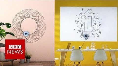 The robot that draws on walls - BBC News