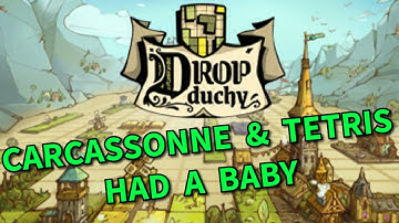 Carcassone+Tetris=Drop Duchy! Strategy tetris-like deckbuilder