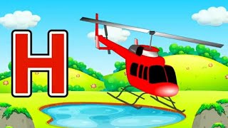 H For Helicopter Children Education Plz Click My   knowledge📚#education#children@snproduction143