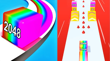 Jelly Run 2048 Gameplay iOS Android (Levels 92-100)