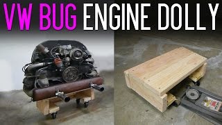 $12 DIY VW Bug Engine Dolly Main Channel: http://www.youtube.com/velocitylabs How to build a Volkswagen Beetle engine dolly for about $12 dollars. In this