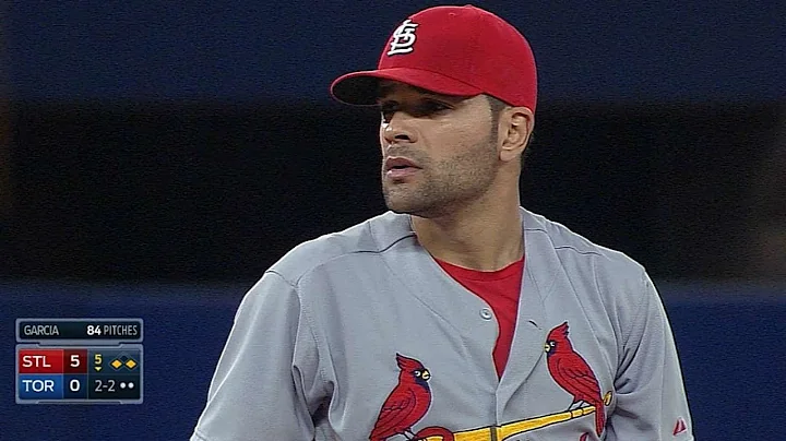 STL@TOR: Garcia shuts out Blue Jays over seven frames