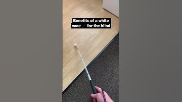 Benefits of a White Cane for the Blind & Visually Impaired #blind #whitecane #benefits