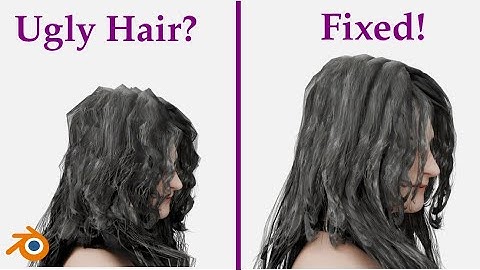 Fix Blurry MPFB2 Hair in 10 Seconds — Subdivision Quick Tip (Blender)