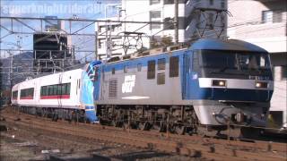 JR貨物 EF210-17号機+E657系カツK4編成 甲種輸送 横川~広島 2011.12