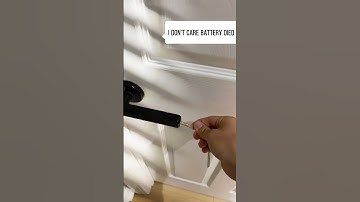 NOT worry about out of power #fyp #smartlock #fingerprint #doorlock #tiktok